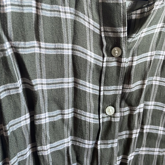 Loft Peplum Plaid Top - Picture 3 of 4